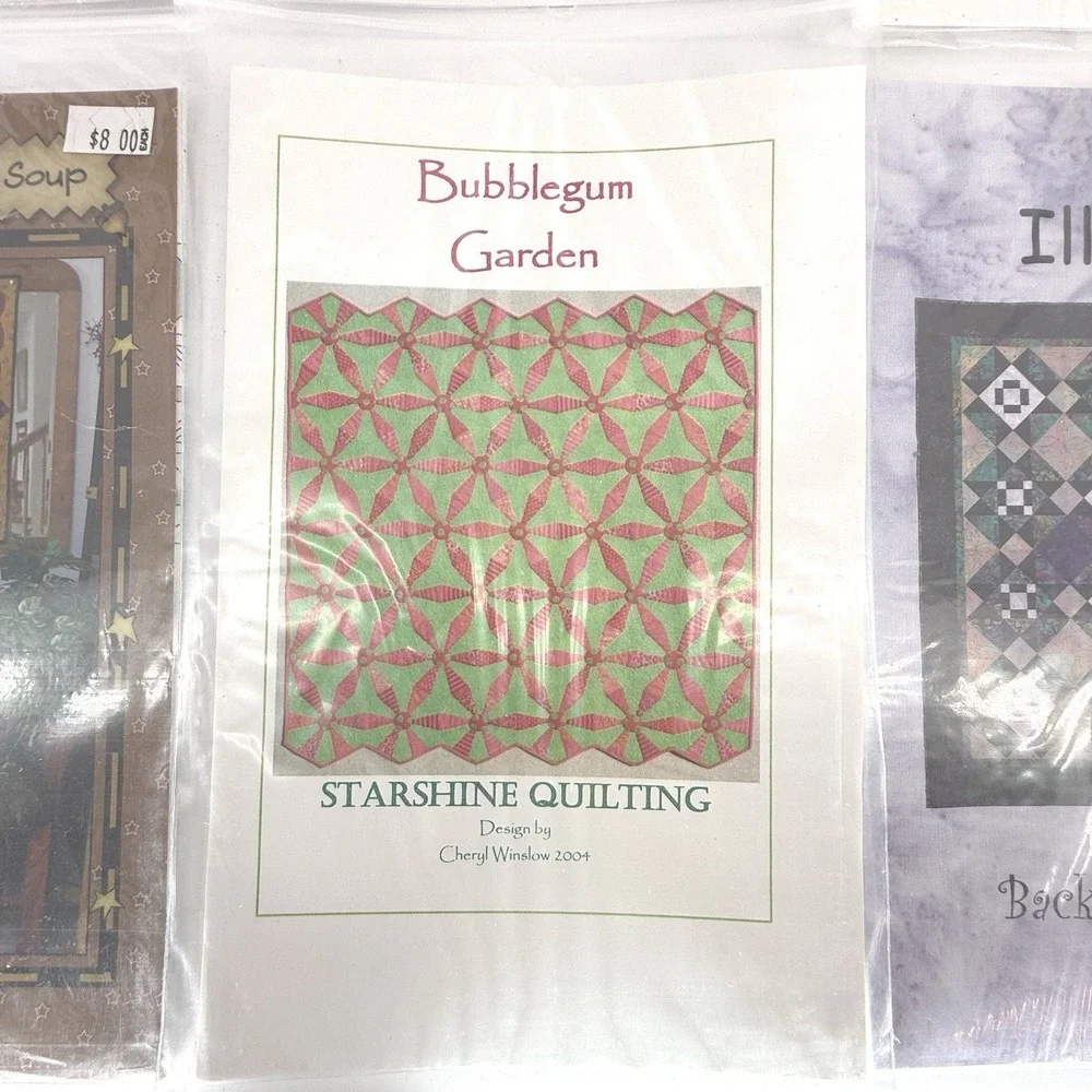 Lot‎ of 7 Crafts Patterns QUILTING Quilts Vintage Unused Mix